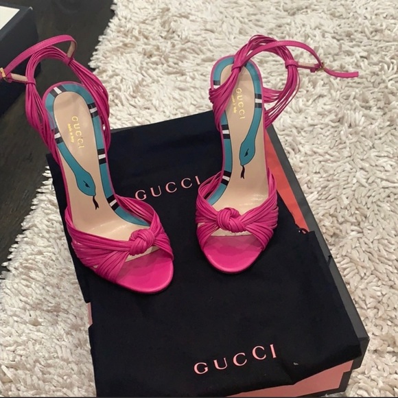 Gucci Shoes - Gucci Hot Pink Sandals